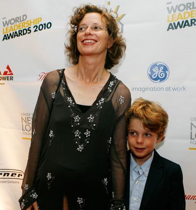 Michelle Nunn and son